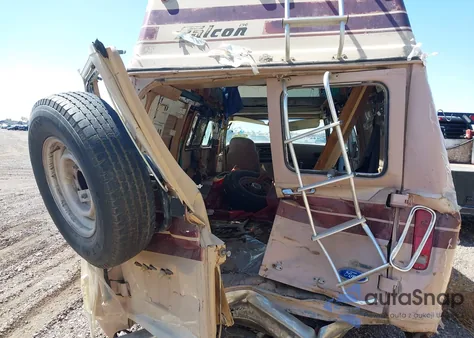 1988 Ford Econoline E250 Super Duty Van из США, поврежденный, VIN 1FDGS24H0JHC21214